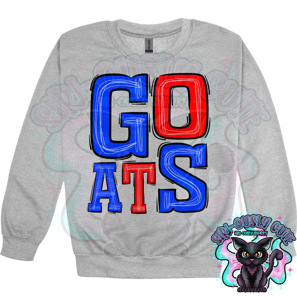 Sporty Goats - Royal Blue Red Mascot