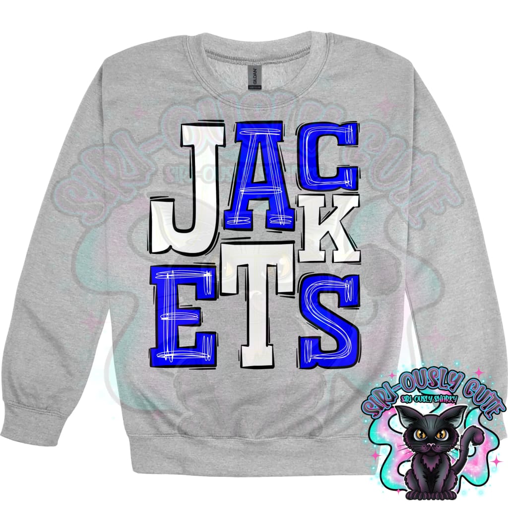 Sporty Jackets - Royal White Mascot