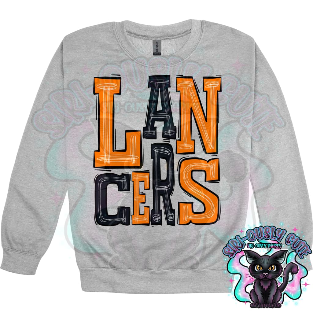 Sporty Lancers - Orange Black Mascot