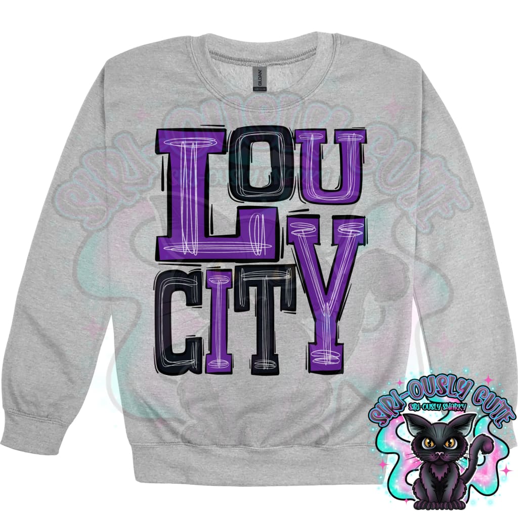 Sporty Lou City - Purple Black Mascot