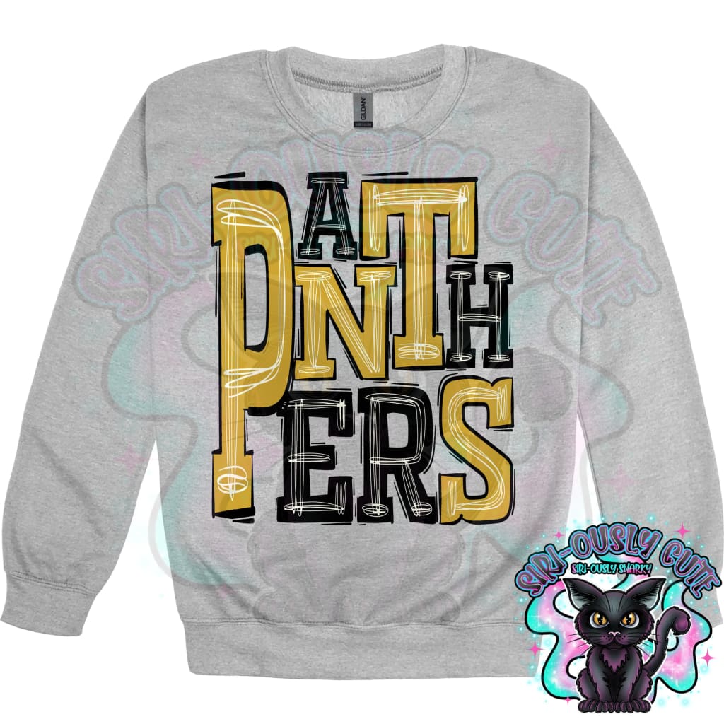 Sporty Panthers - Black Gold Mascot