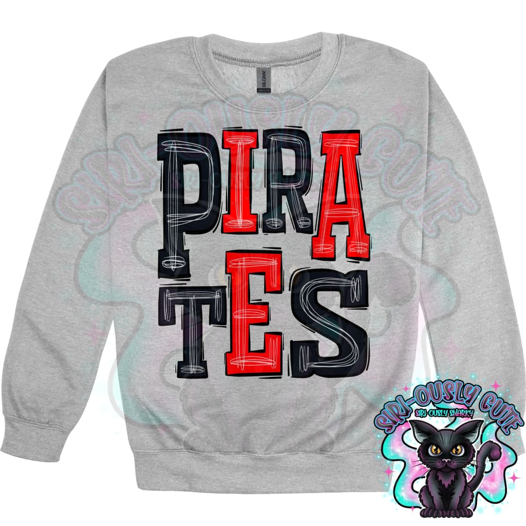 Sporty Pirates - Black Red Mascot