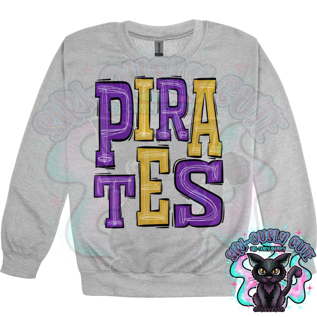 Sporty Pirates - Purple Gold Mascot