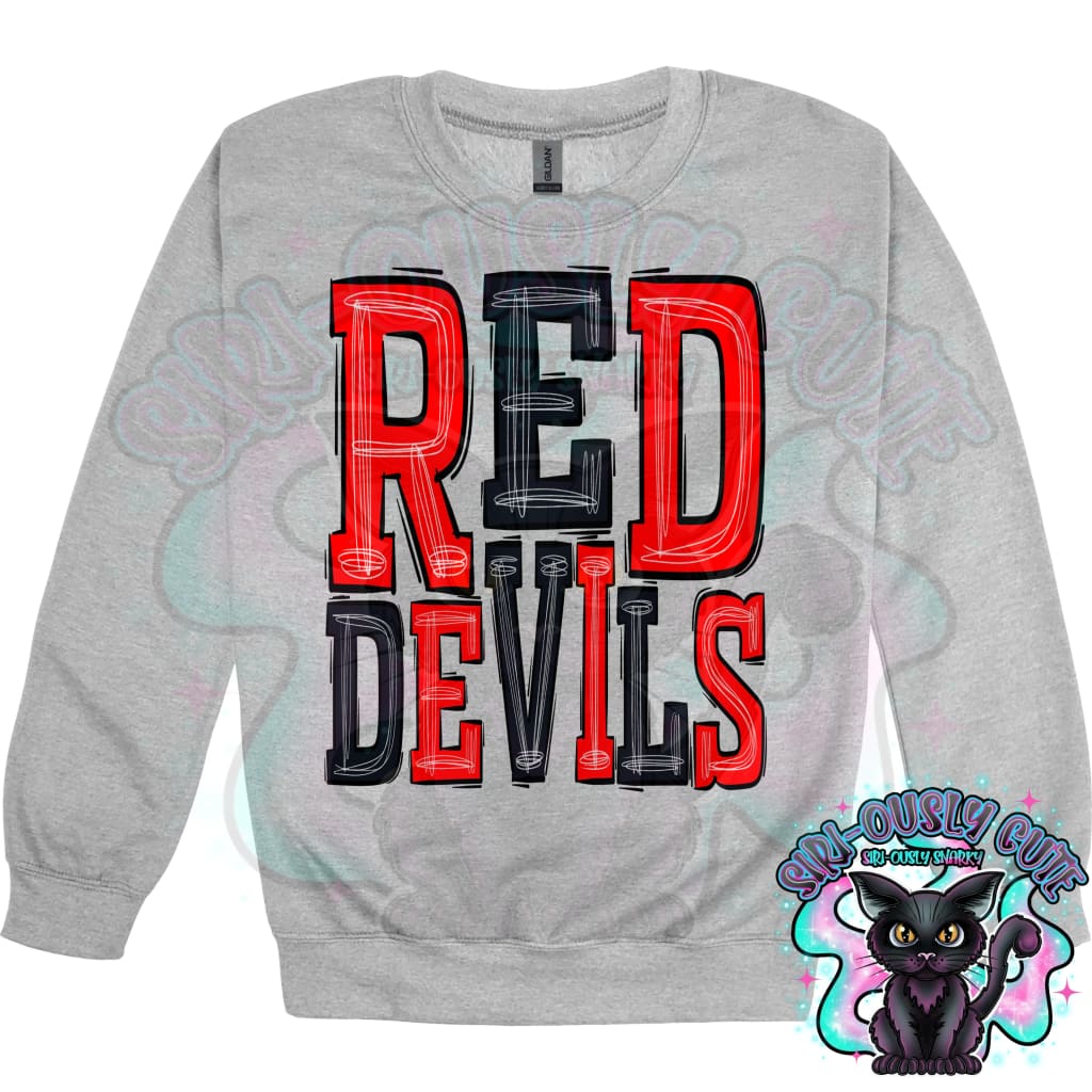 Sporty Red Devils - Red Black Mascot