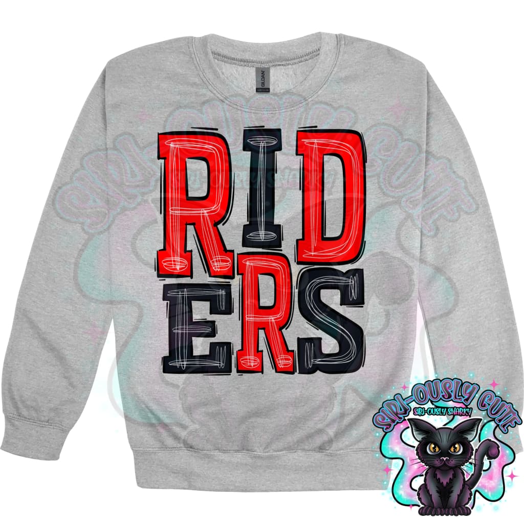 Sporty Riders - Red Black Mascot