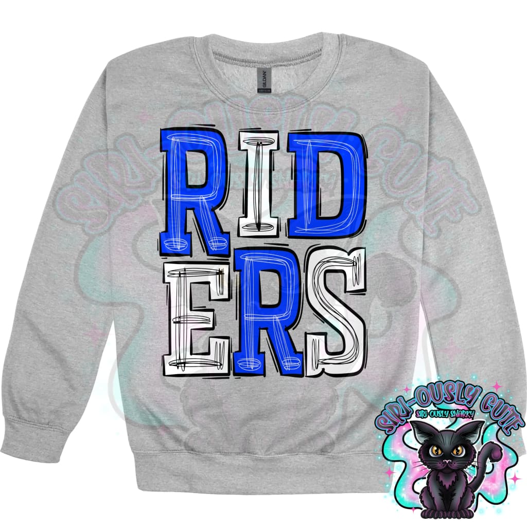Sporty Riders - Royal Blue White Mascot