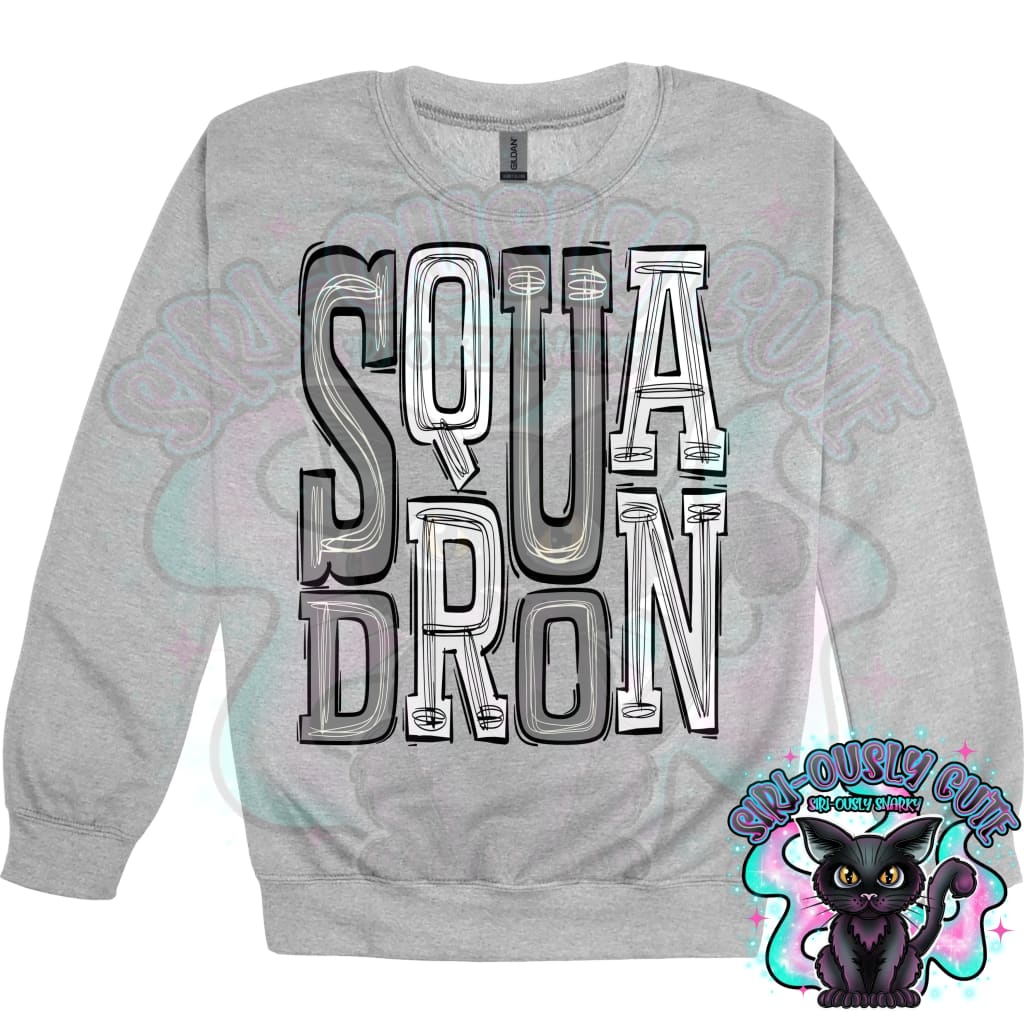Sporty Squadron - Gray White Mascot