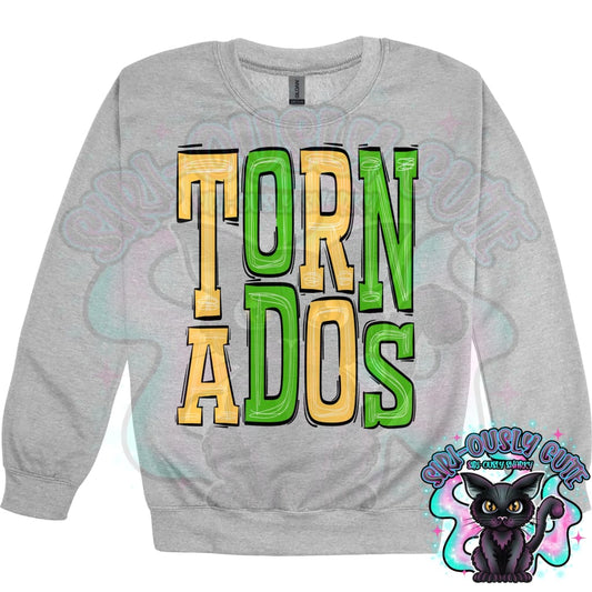 Sporty Tornados - Yellow Green Mascot