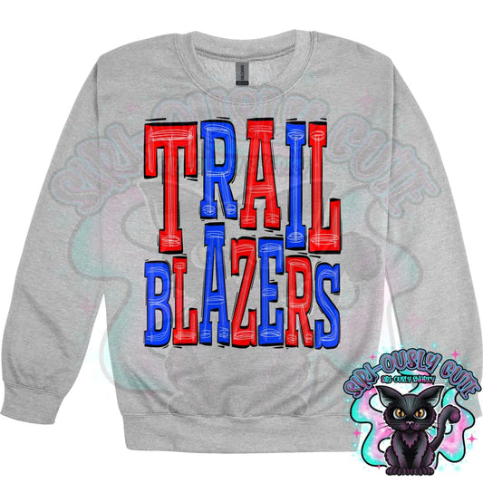 Sporty Trailblazers - Red Blue Mascot