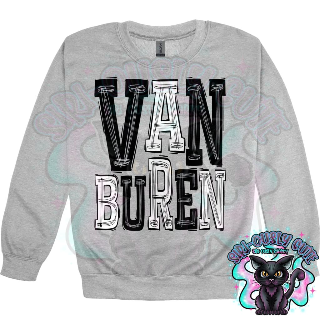 Sporty Vanburen - Black White Mascot