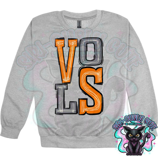 Sporty Vols - Orange Gray Mascot