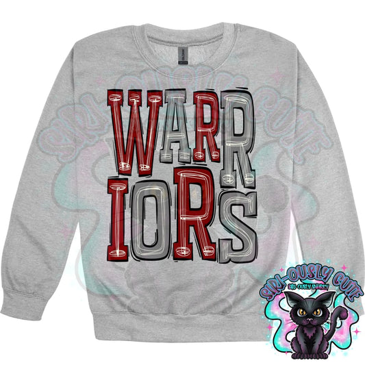 Sporty Warriors - Maroon Gray Mascot