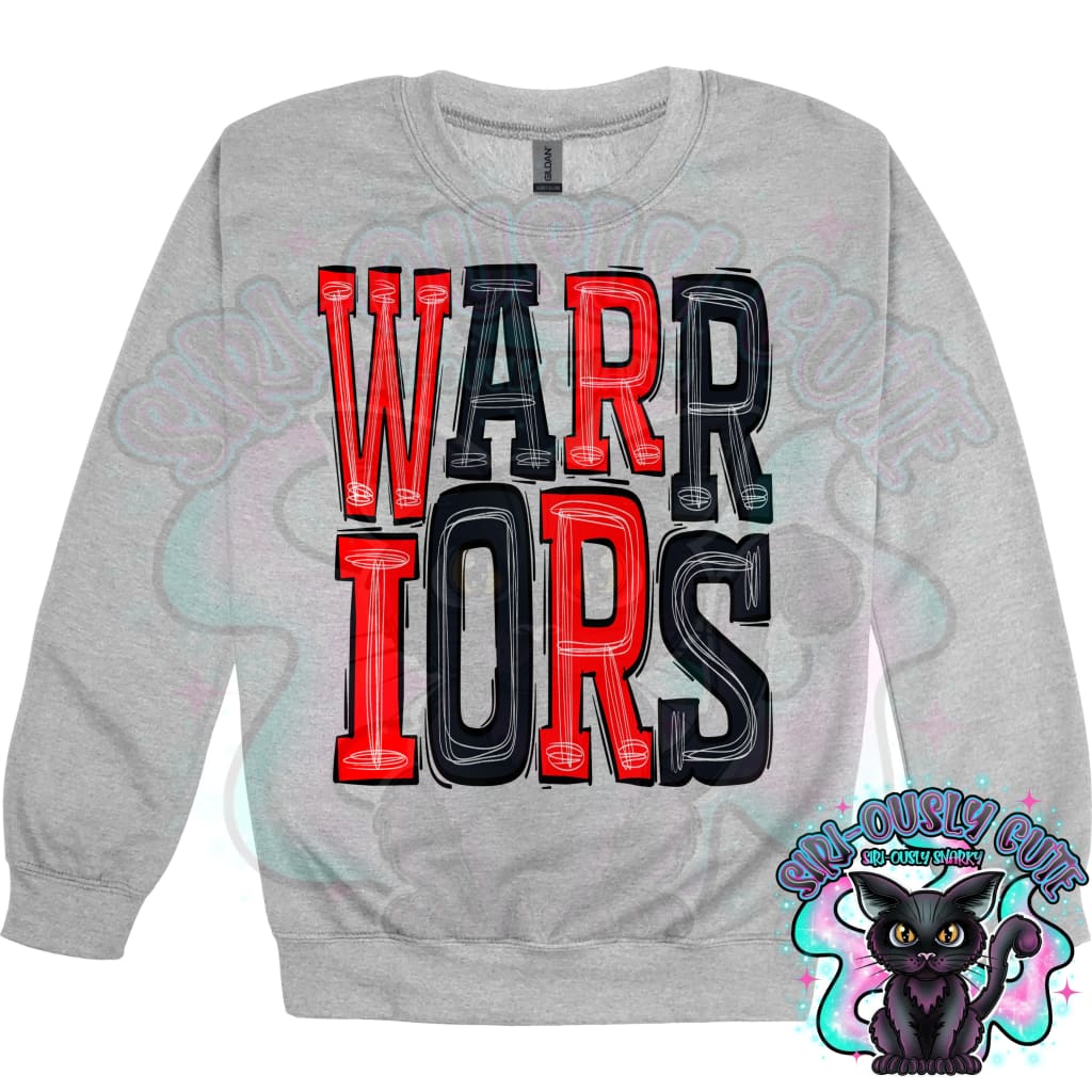 Sporty Warriors - Red Black Mascot