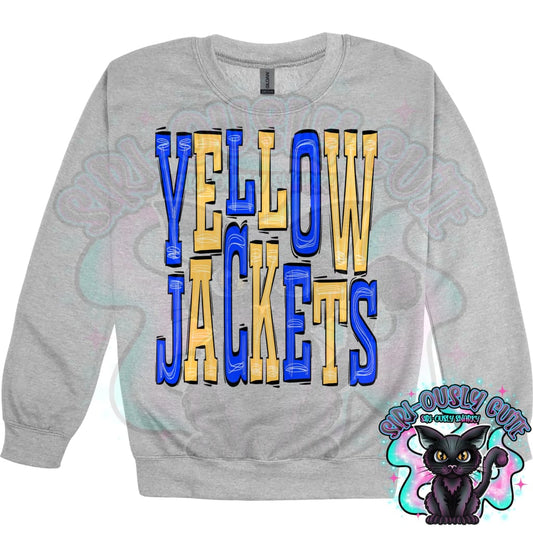 Sporty Yellowjackets Mascot