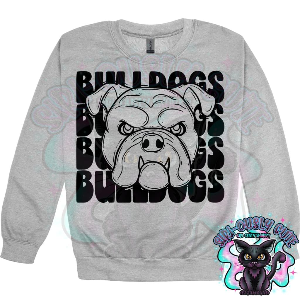 Stacked Mascots Bulldogs Mascot