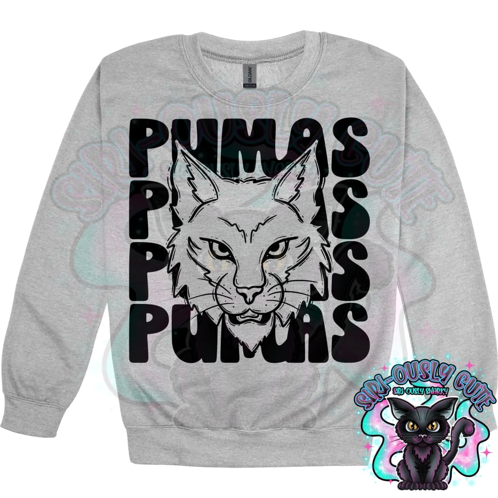 Stacked Mascots Pumas Mascot