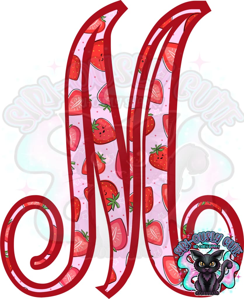 Strawberry Vine Monogram Monogram