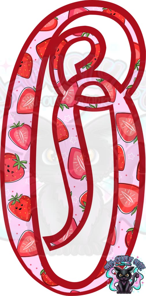 Strawberry Vine Monogram Monogram
