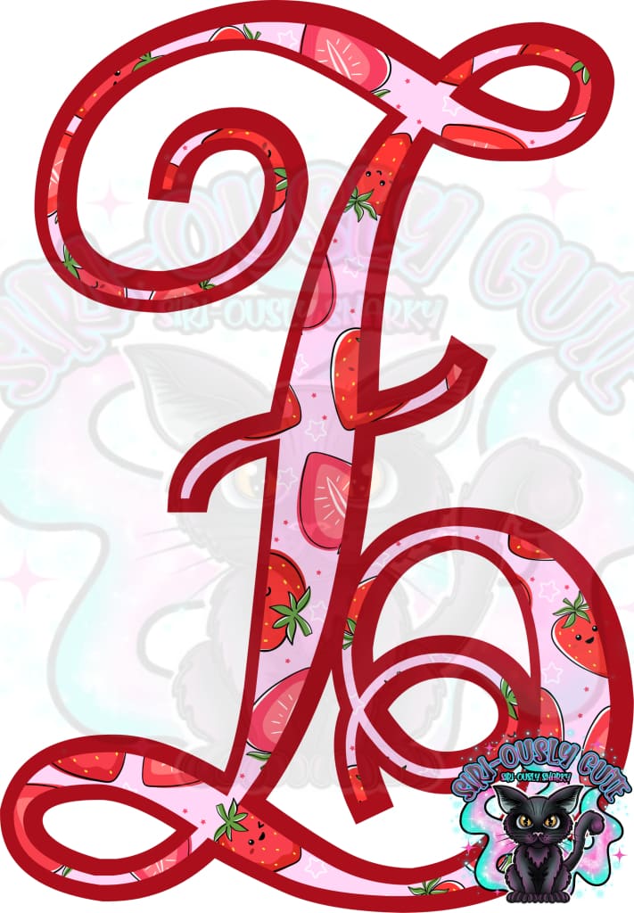 Strawberry Vine Monogram Monogram