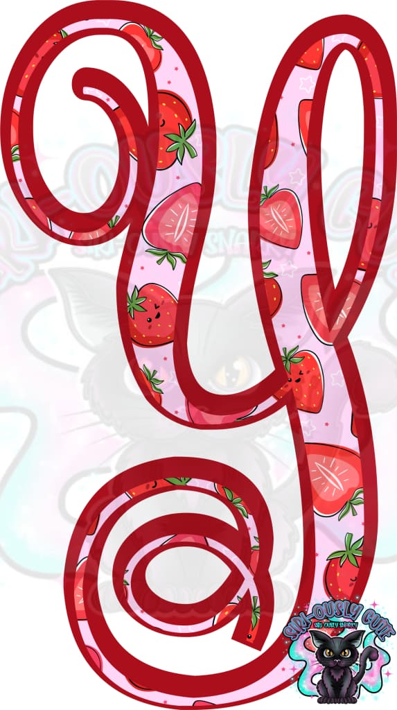 Strawberry Vine Monogram Monogram