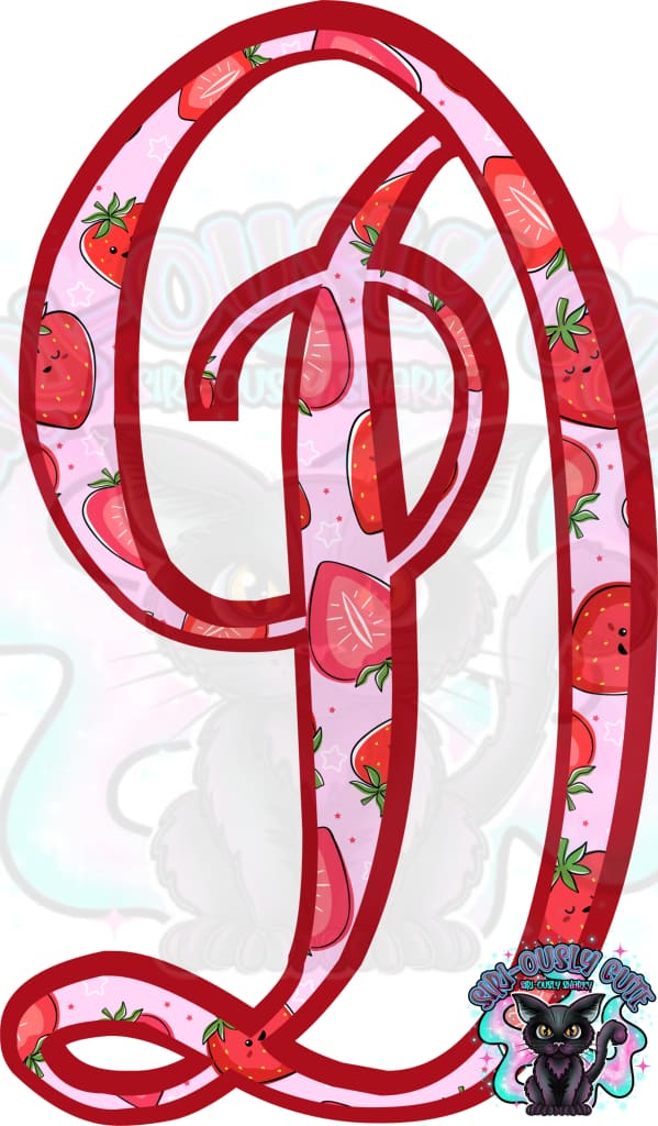 Strawberry Vine Monogram Monogram
