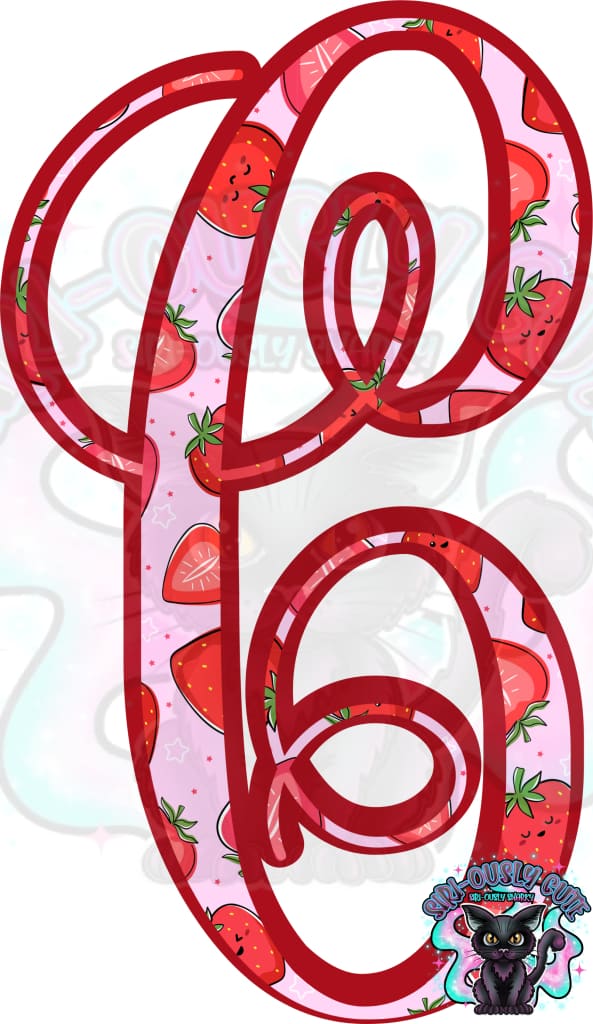 Strawberry Vine Monogram Monogram