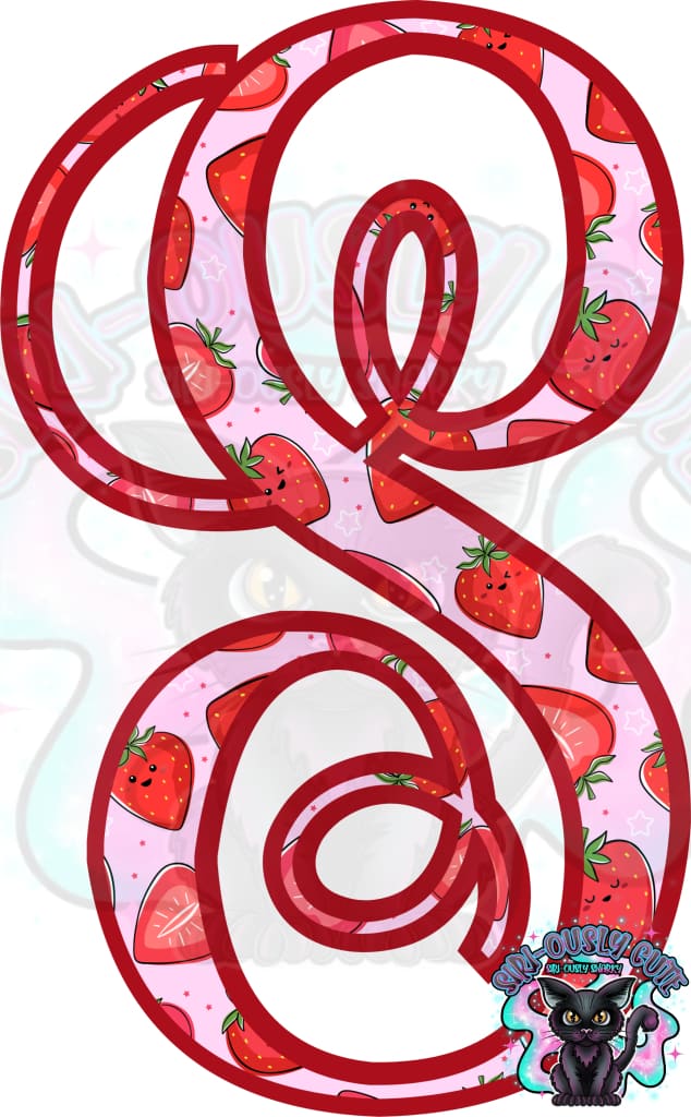 Strawberry Vine Monogram Monogram