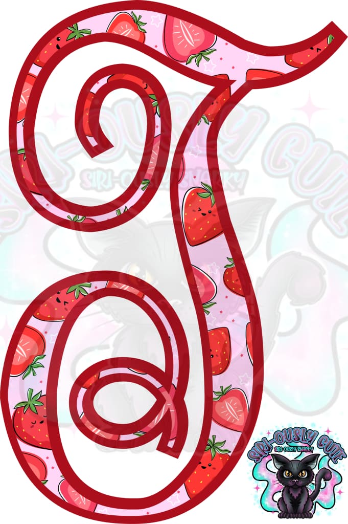 Strawberry Vine Monogram Monogram