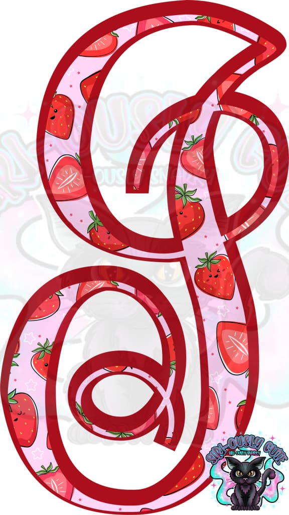 Strawberry Vine Monogram Monogram
