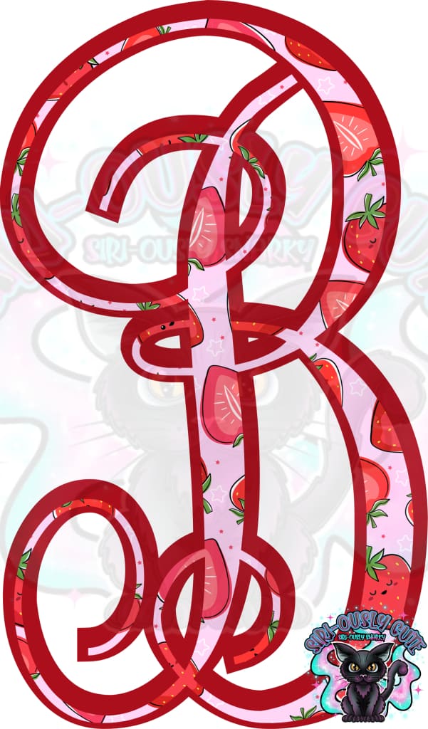 Strawberry Vine Monogram Monogram