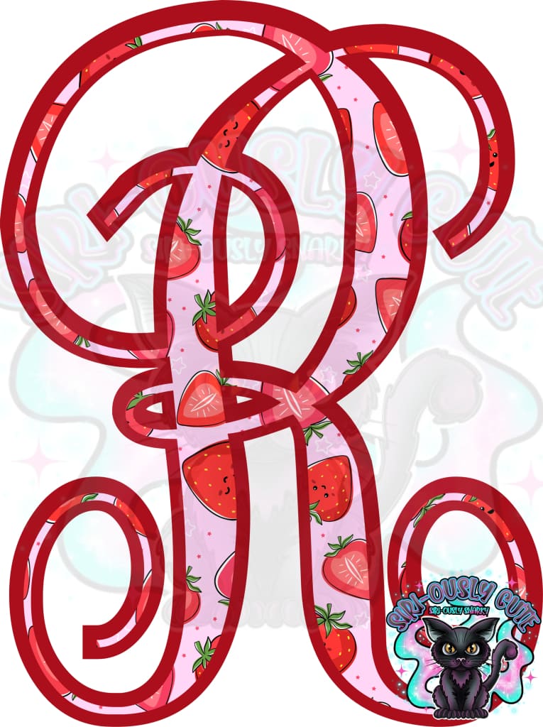 Strawberry Vine Monogram Monogram
