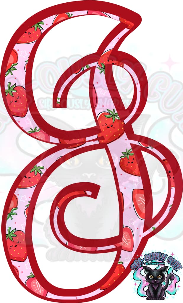 Strawberry Vine Monogram Monogram