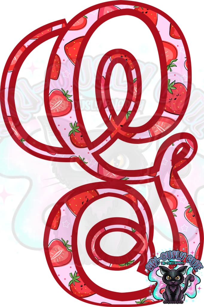 Strawberry Vine Monogram Monogram