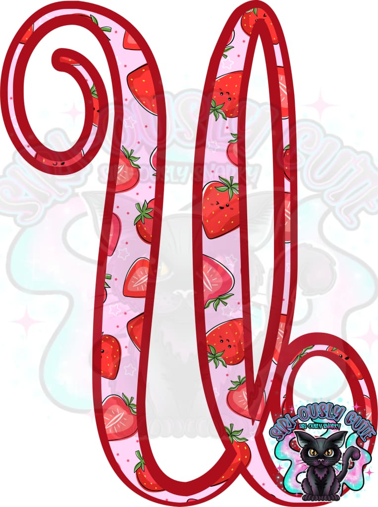 Strawberry Vine Monogram Monogram