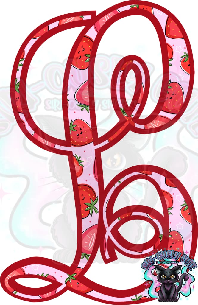 Strawberry Vine Monogram Monogram