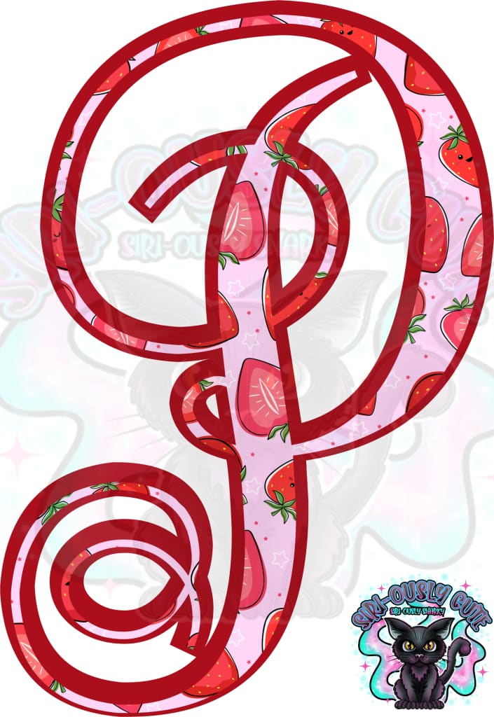 Strawberry Vine Monogram Monogram