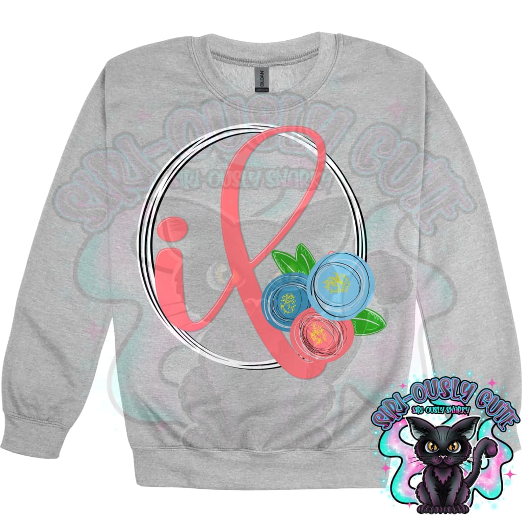 Sweet Floral State Initials - All 50 States 50 States
