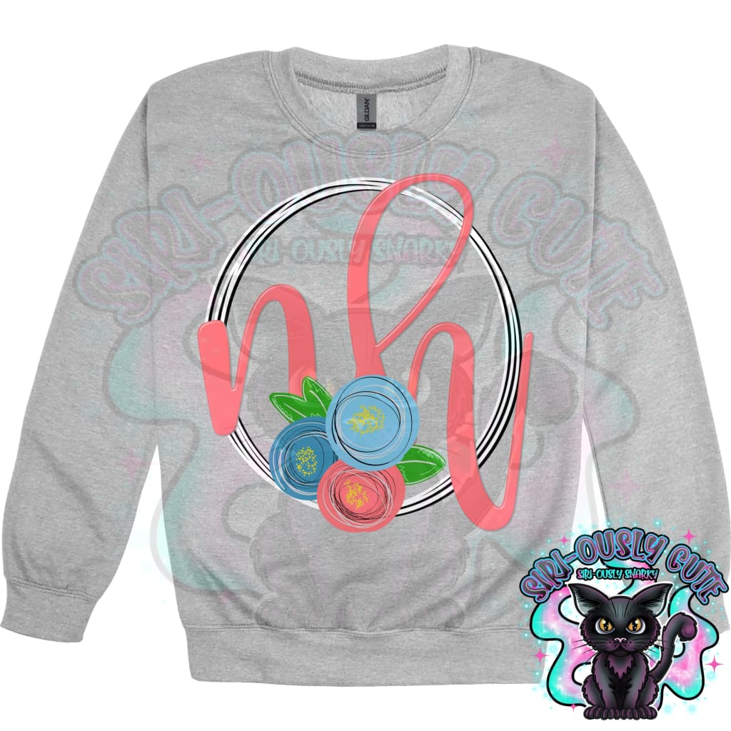Sweet Floral State Initials - All 50 States 50 States