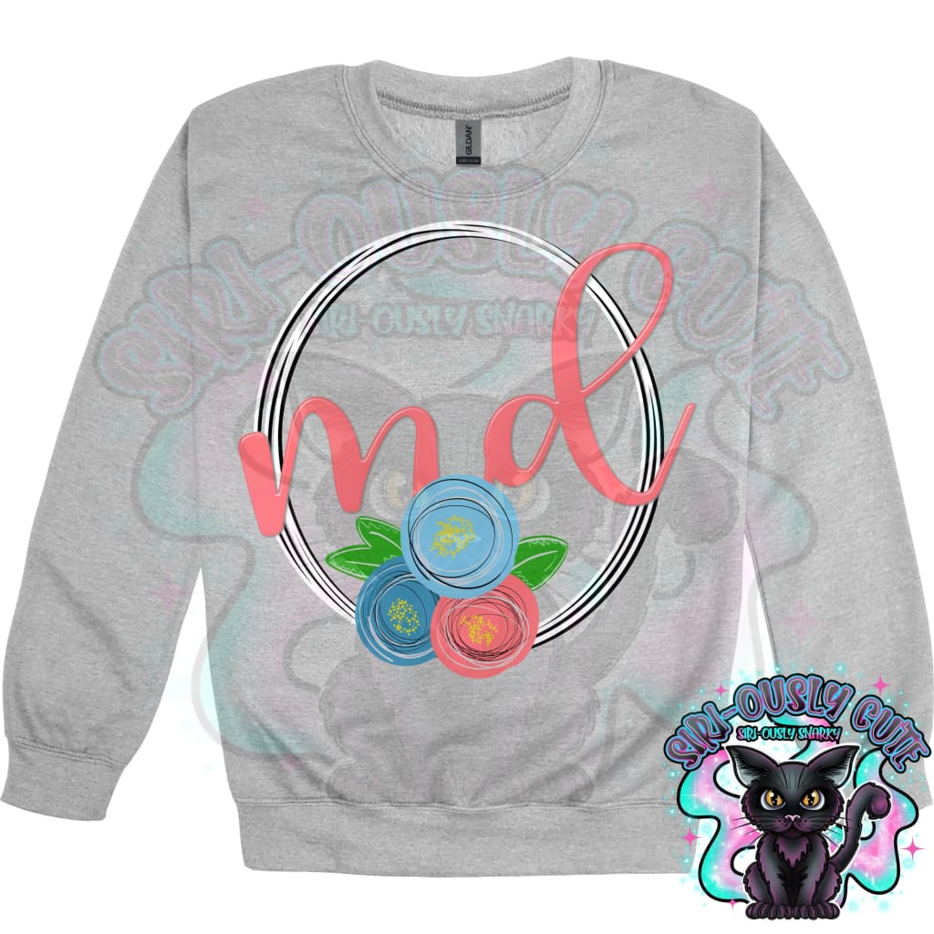 Sweet Floral State Initials - All 50 States 50 States