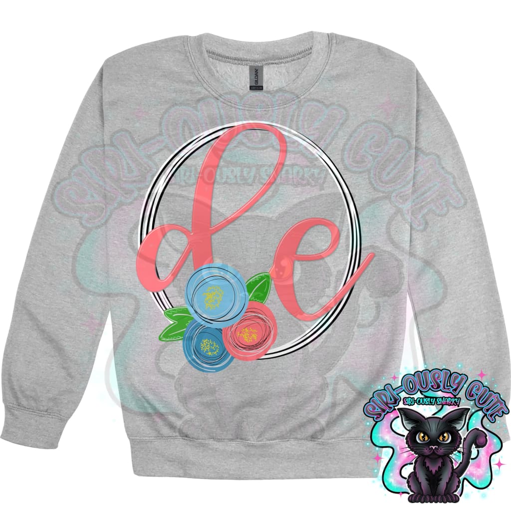 Sweet Floral State Initials - All 50 States 50 States