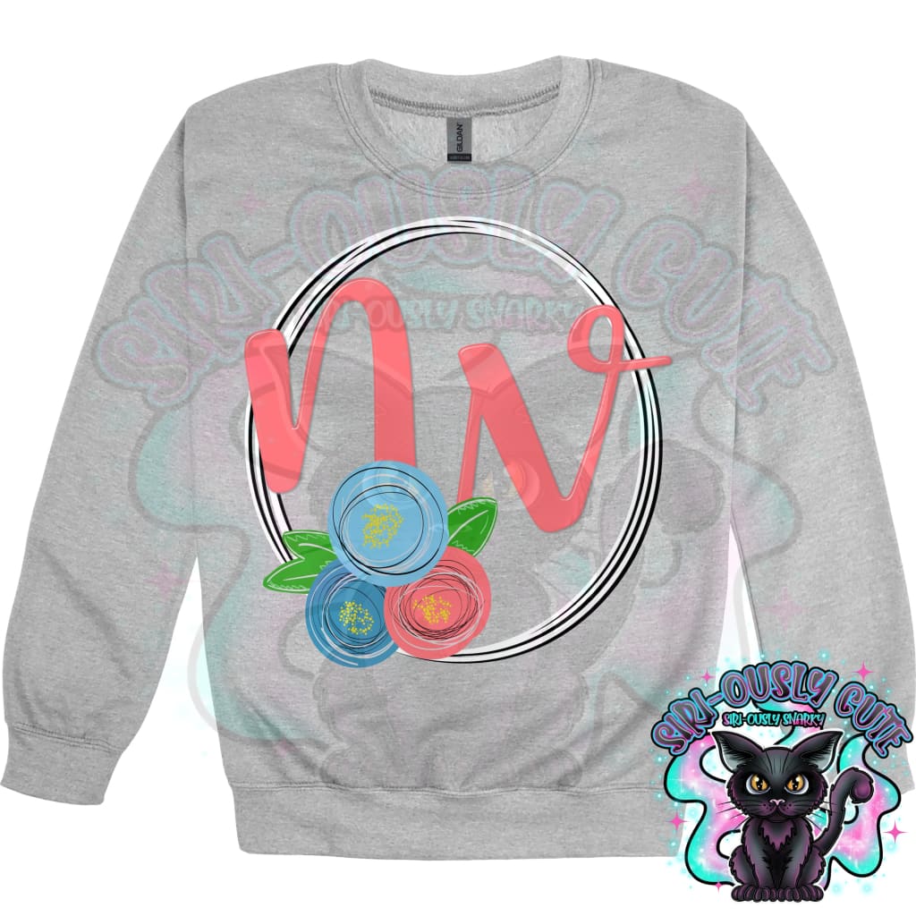 Sweet Floral State Initials - All 50 States 50 States