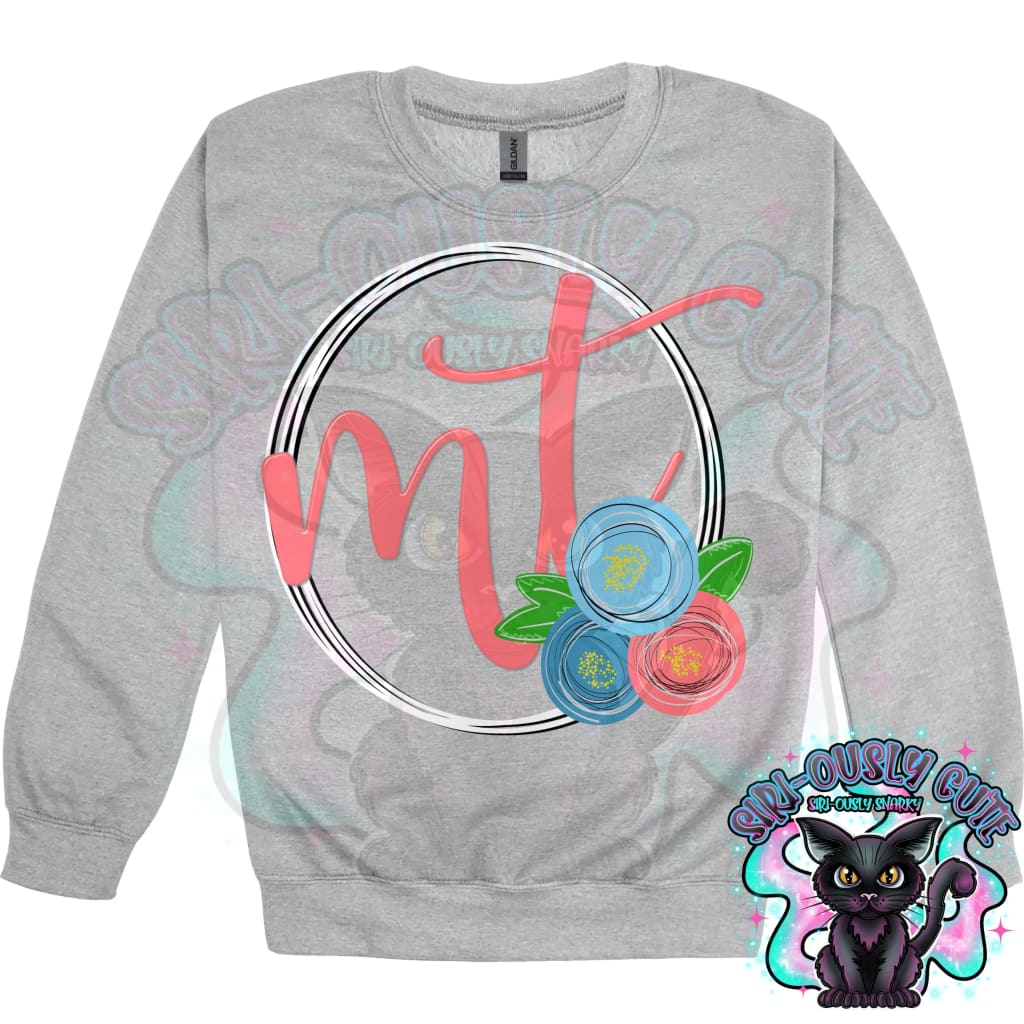 Sweet Floral State Initials - All 50 States 50 States