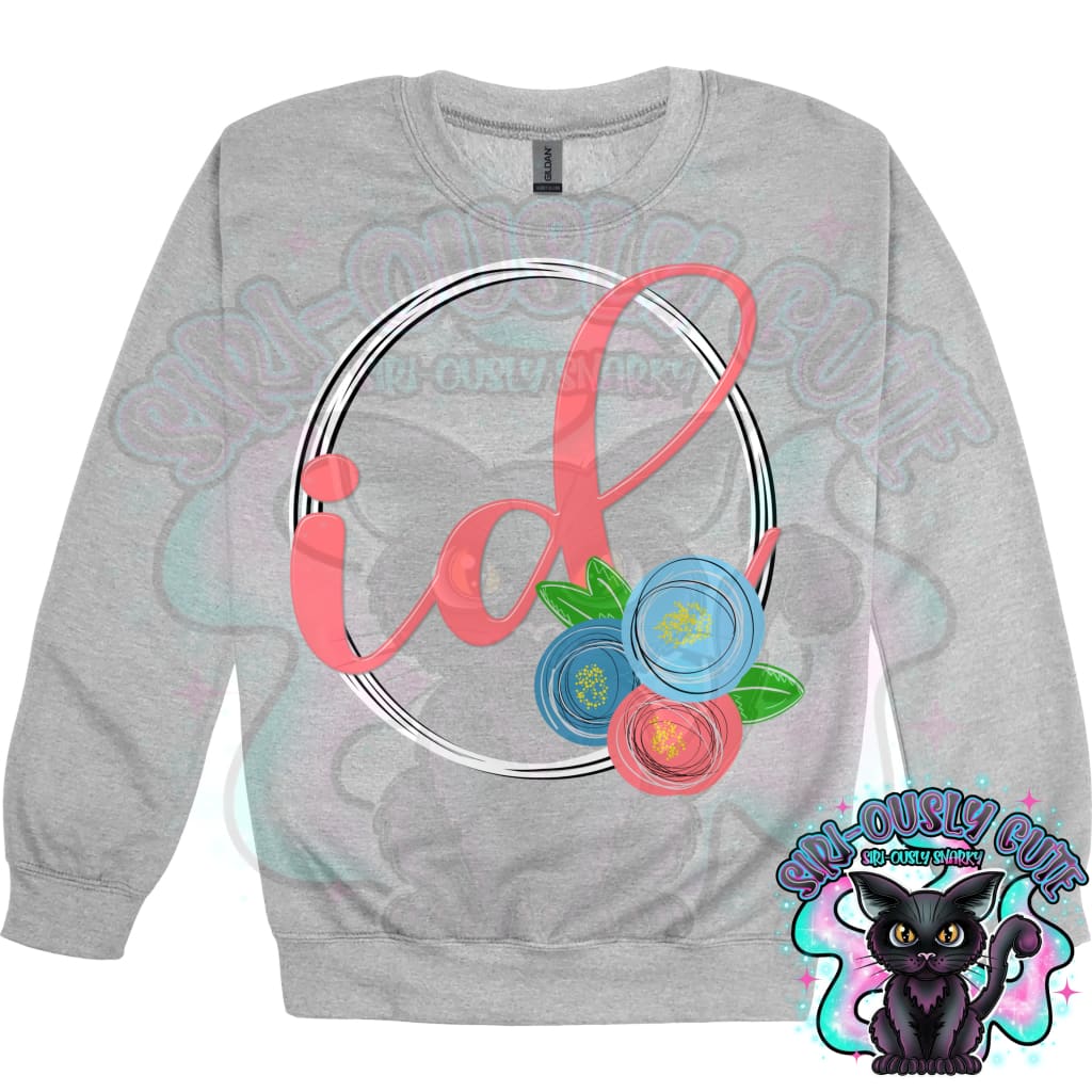 Sweet Floral State Initials - All 50 States 50 States