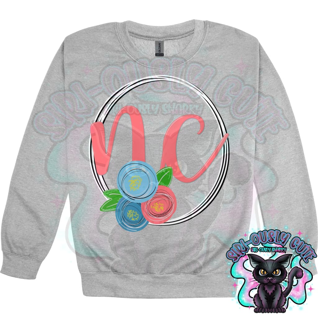 Sweet Floral State Initials - All 50 States 50 States