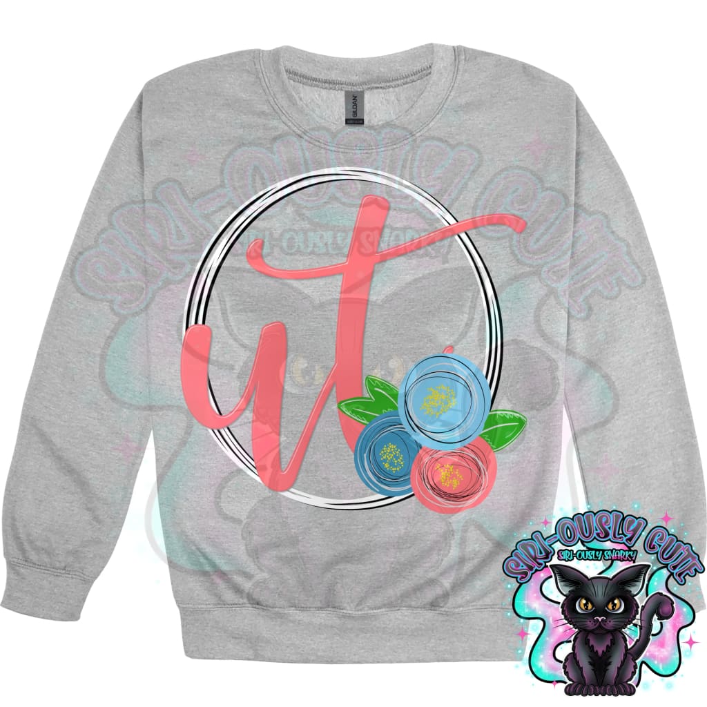 Sweet Floral State Initials - All 50 States 50 States