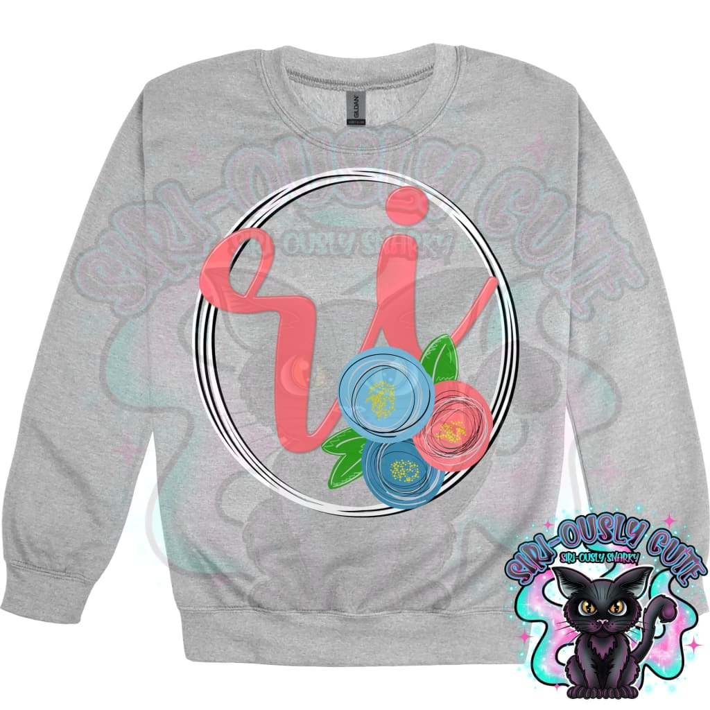 Sweet Floral State Initials - All 50 States 50 States