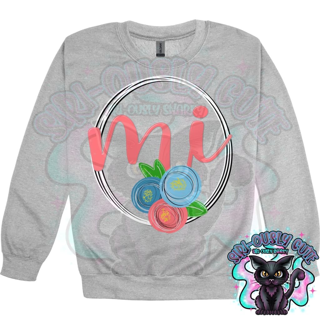 Sweet Floral State Initials - All 50 States 50 States