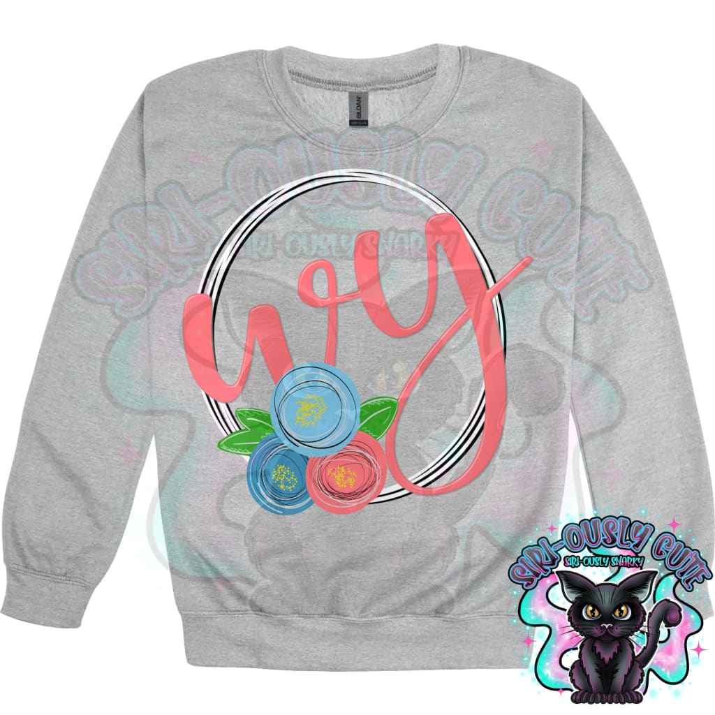 Sweet Floral State Initials - All 50 States 50 States