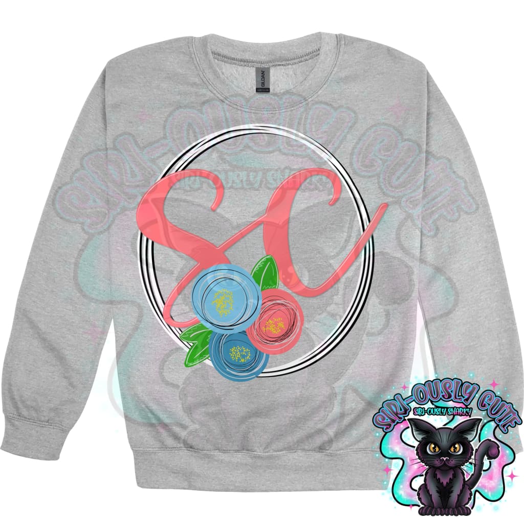 Sweet Floral State Initials - All 50 States 50 States