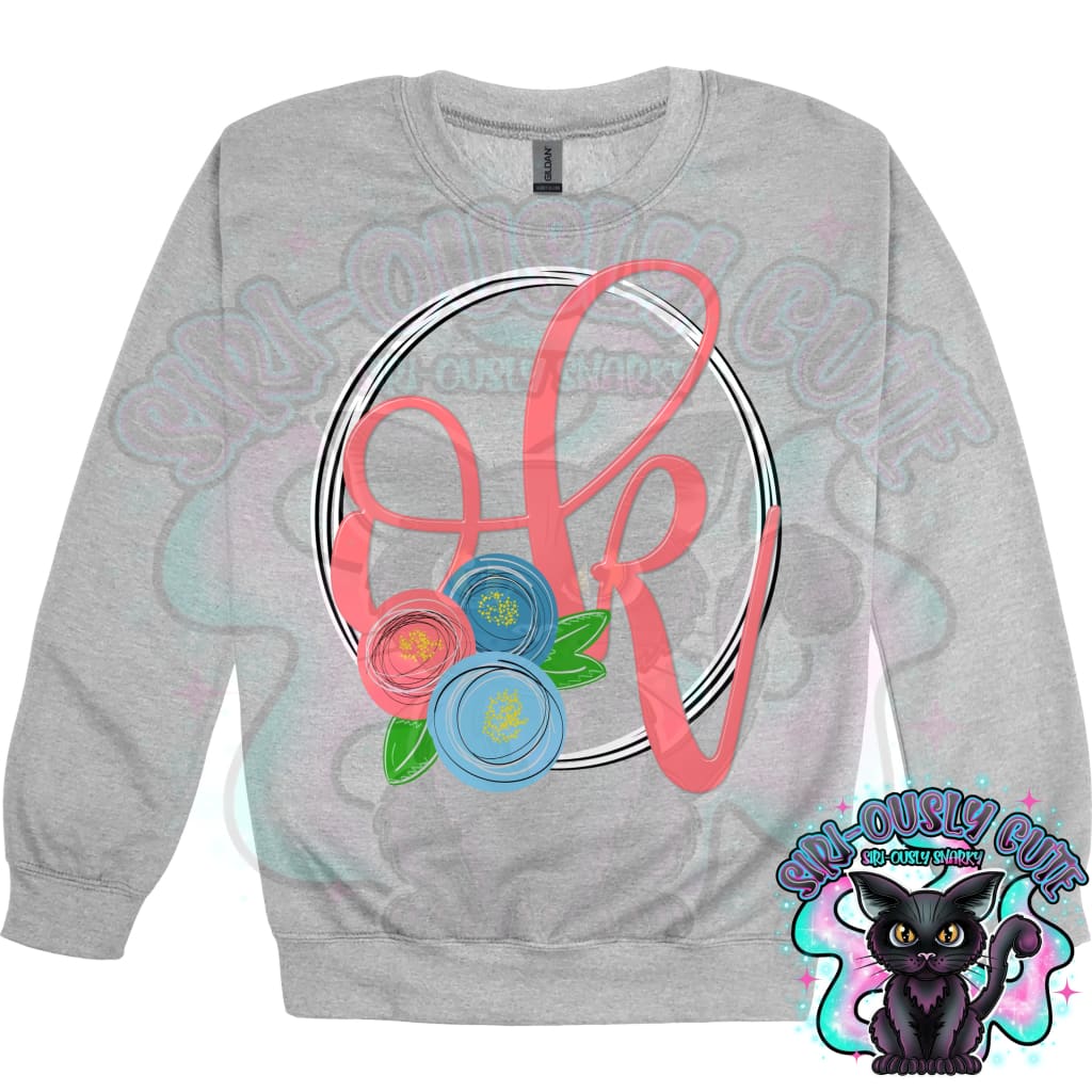 Sweet Floral State Initials - All 50 States 50 States